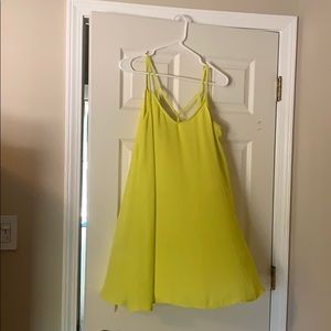 Yellow sun dress